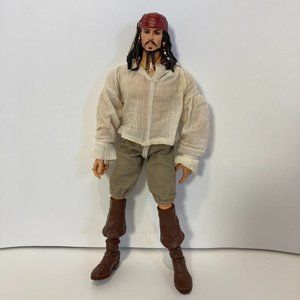 Disney Vintage Captain Jack Sparrow Figure Pirates of the Caribbean Zizzle 12''